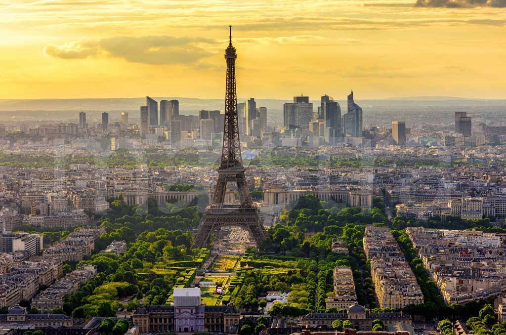 Фотообои Вид на Париж ранним утром