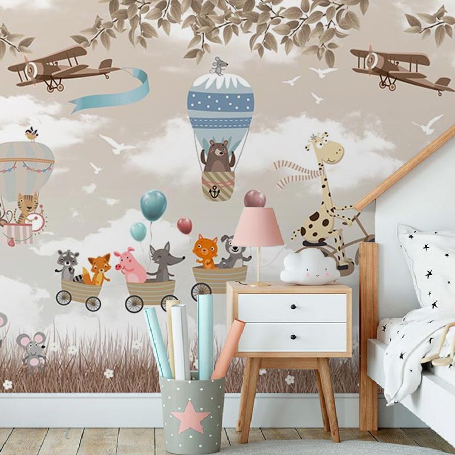 фотообои жираф на велосипеде едет 14-260 фотообои жираф на велосипеде едет 14-260