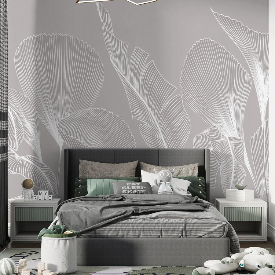 фотообои листья тонкие нежные 14-1228