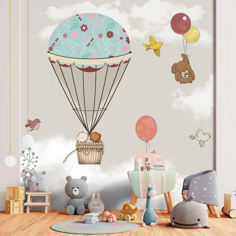 фотообои зверята на шарах 14-399 фотообои зверята на шарах 14-399