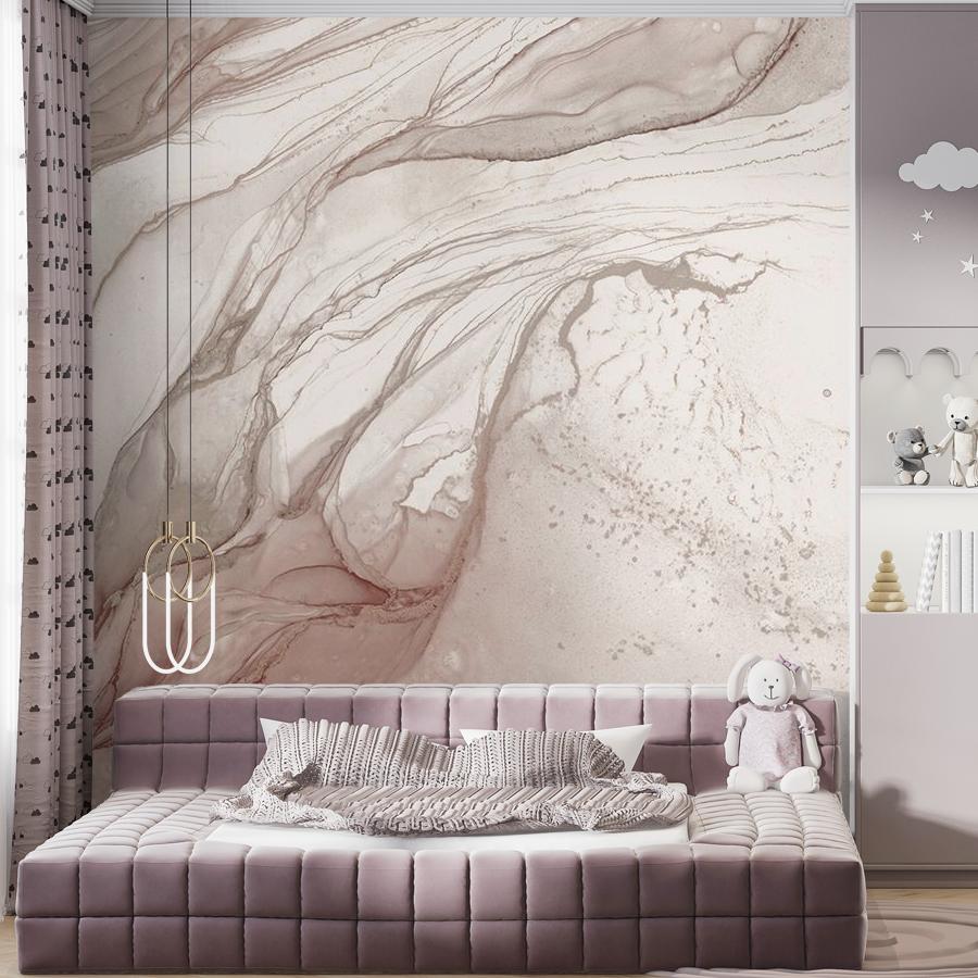 фотообои флюид арт слоновая кость 14-702