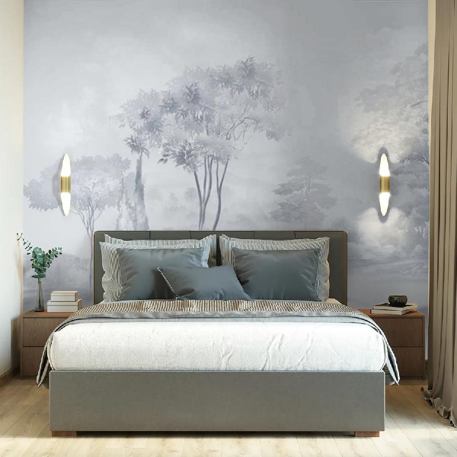 фотообои лес фоновый темно-серый 13-1068