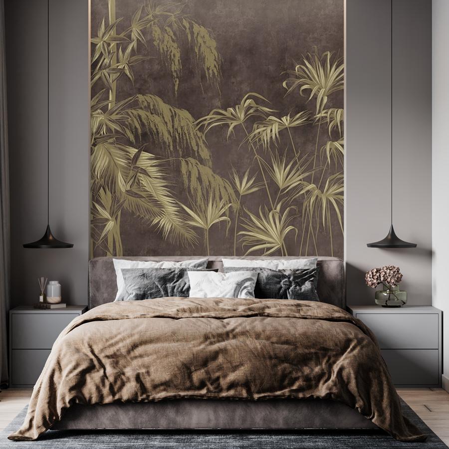 фотообои листья пальмы фоновые 9-1639