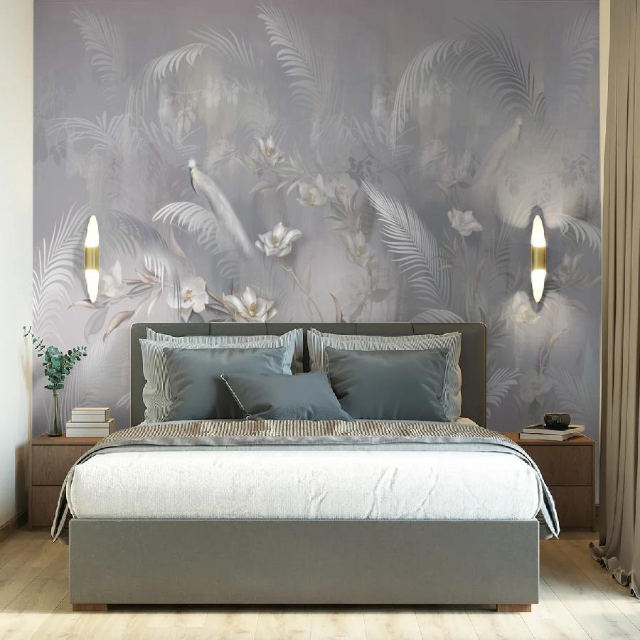 фотообои 3д панно листья и цветы 13-979