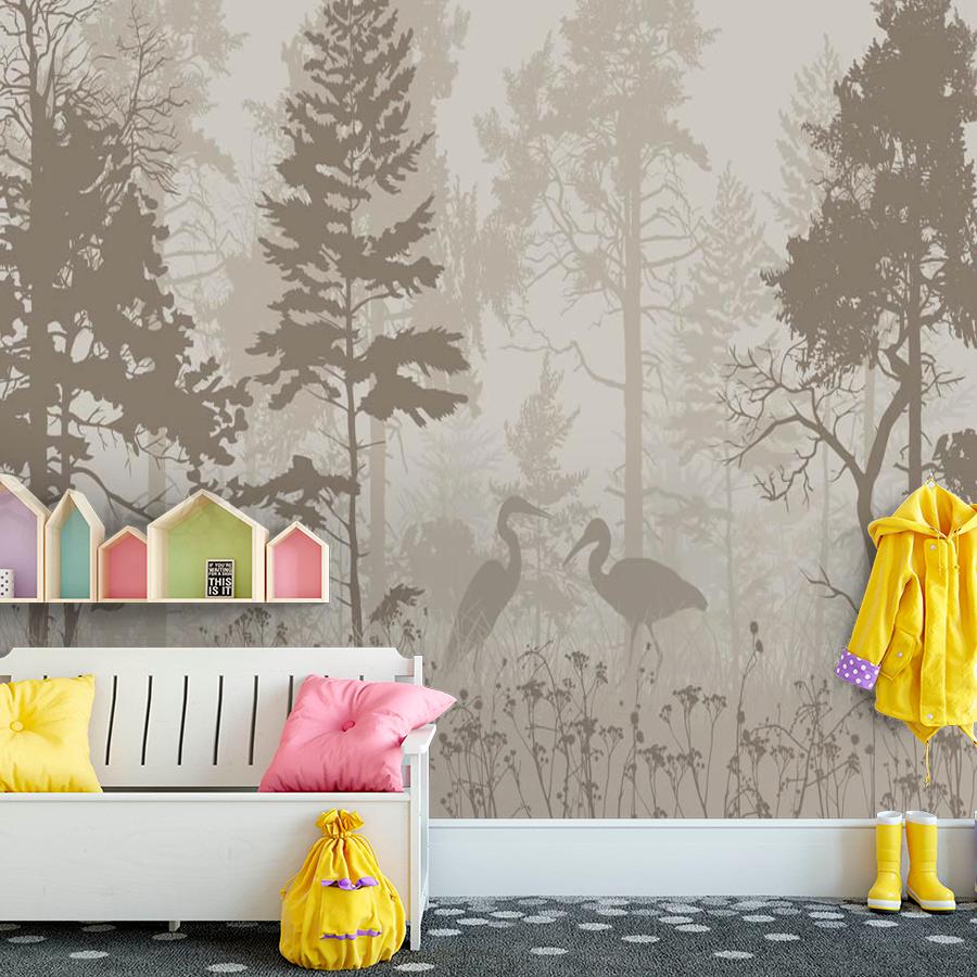 фотообои цапли в лесу 14-129 фотообои цапли в лесу 14-129