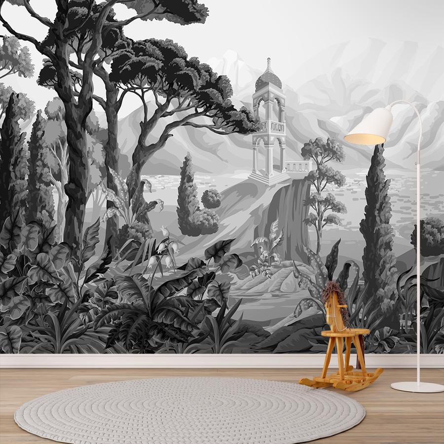 фотообои пейзаж лес 9-1966