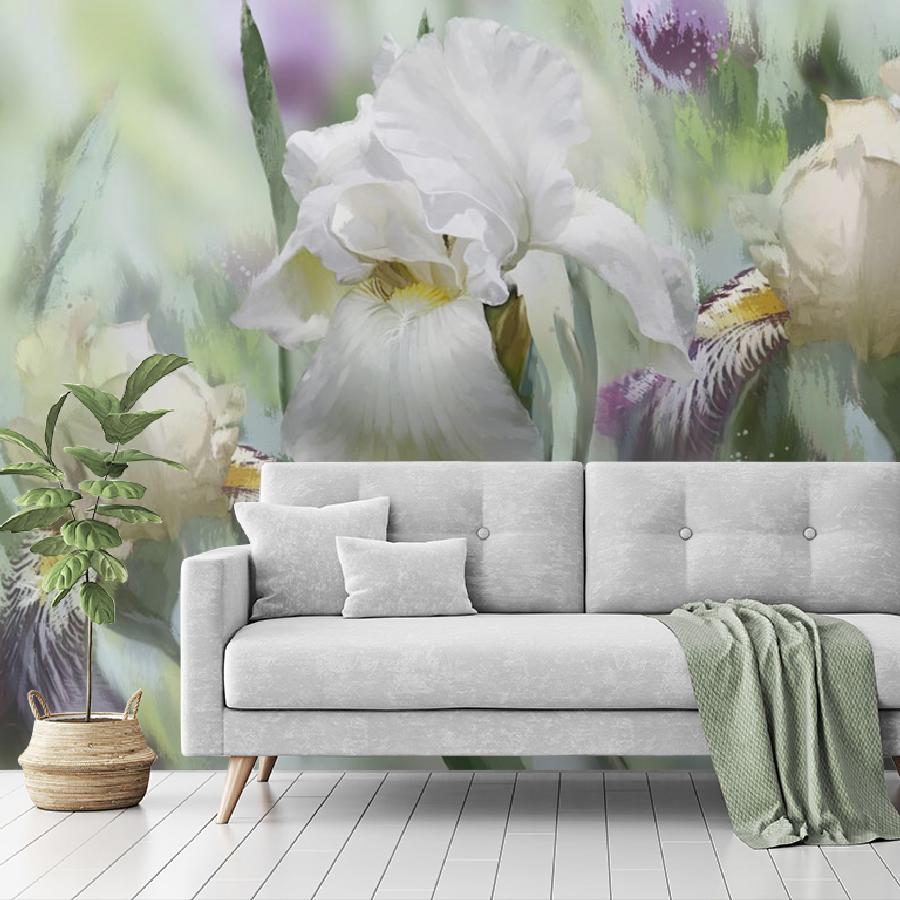 фотообои ирисы нежные 13-762 фотообои ирисы нежные 13-762