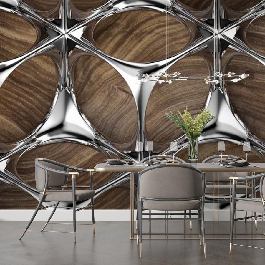 фотообои объемный металл 9-1589 фотообои объемный металл 9-1589