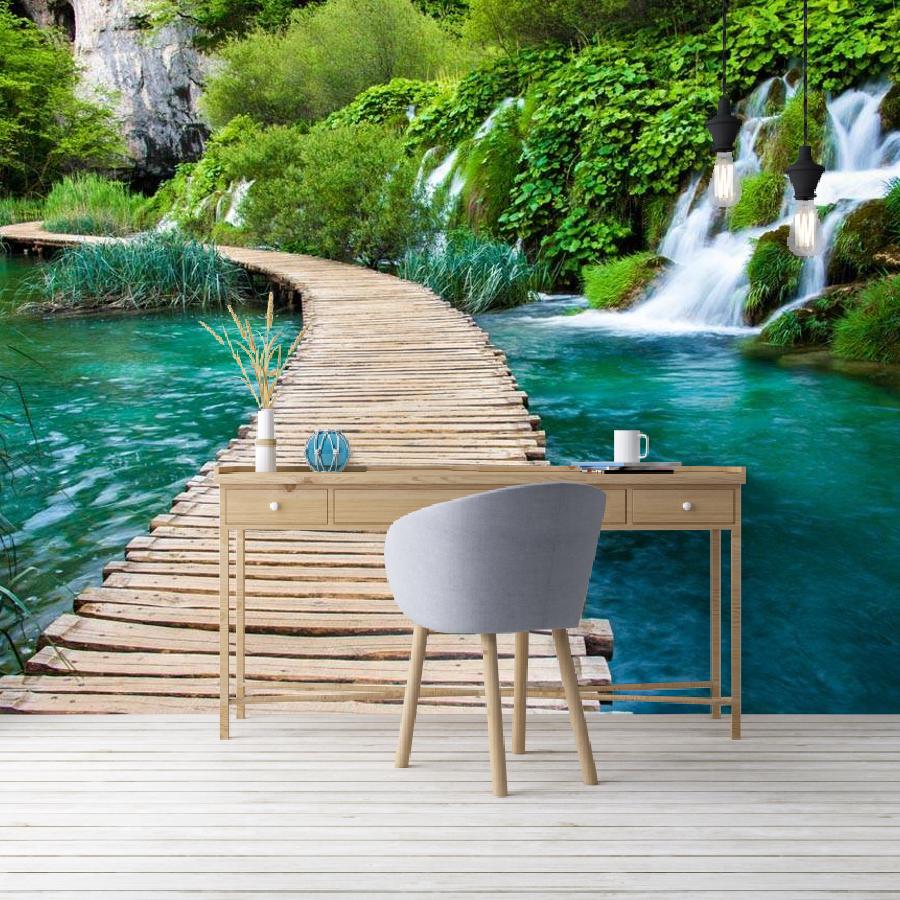 фотообои прогулка по водопаду 9-898