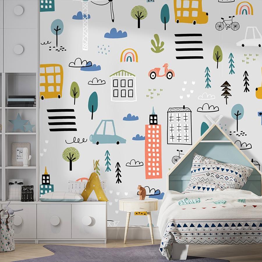 Фотообои и фотообои машины в городе 12-691