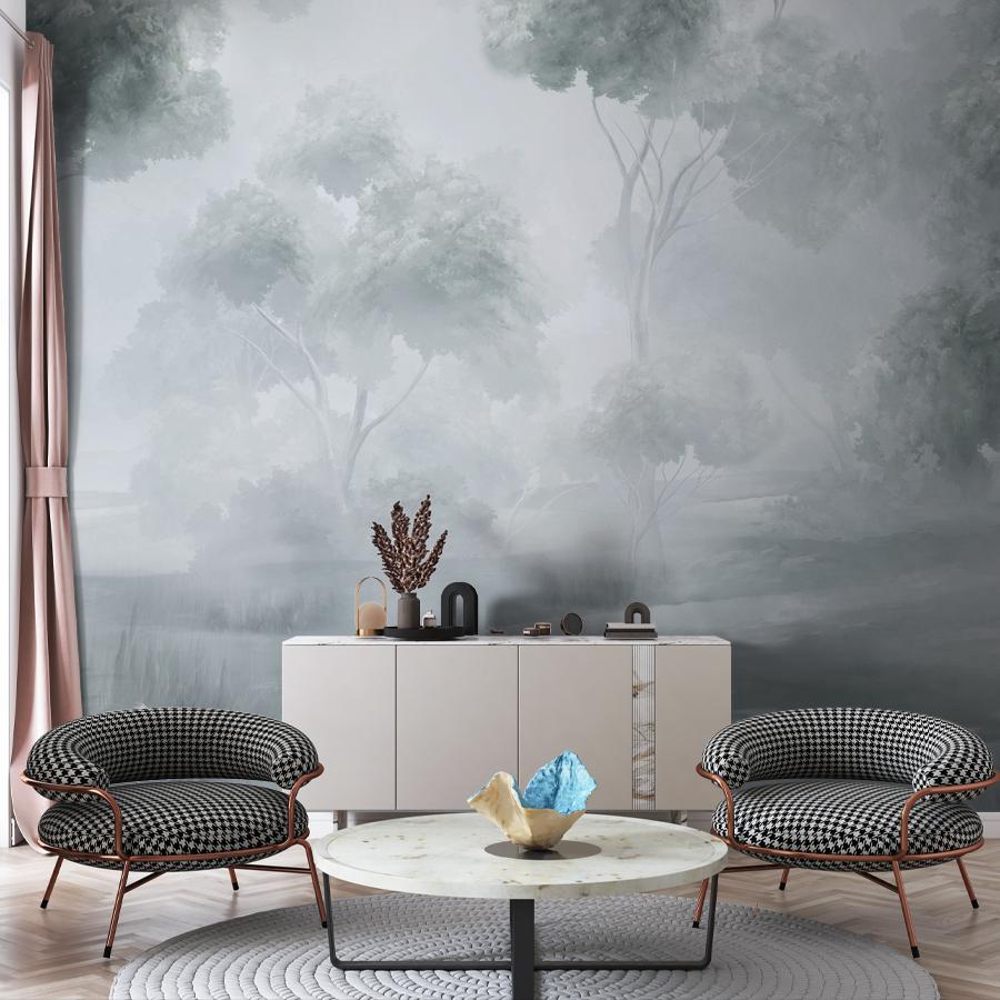 фотообои деревья пушистые 13-1090