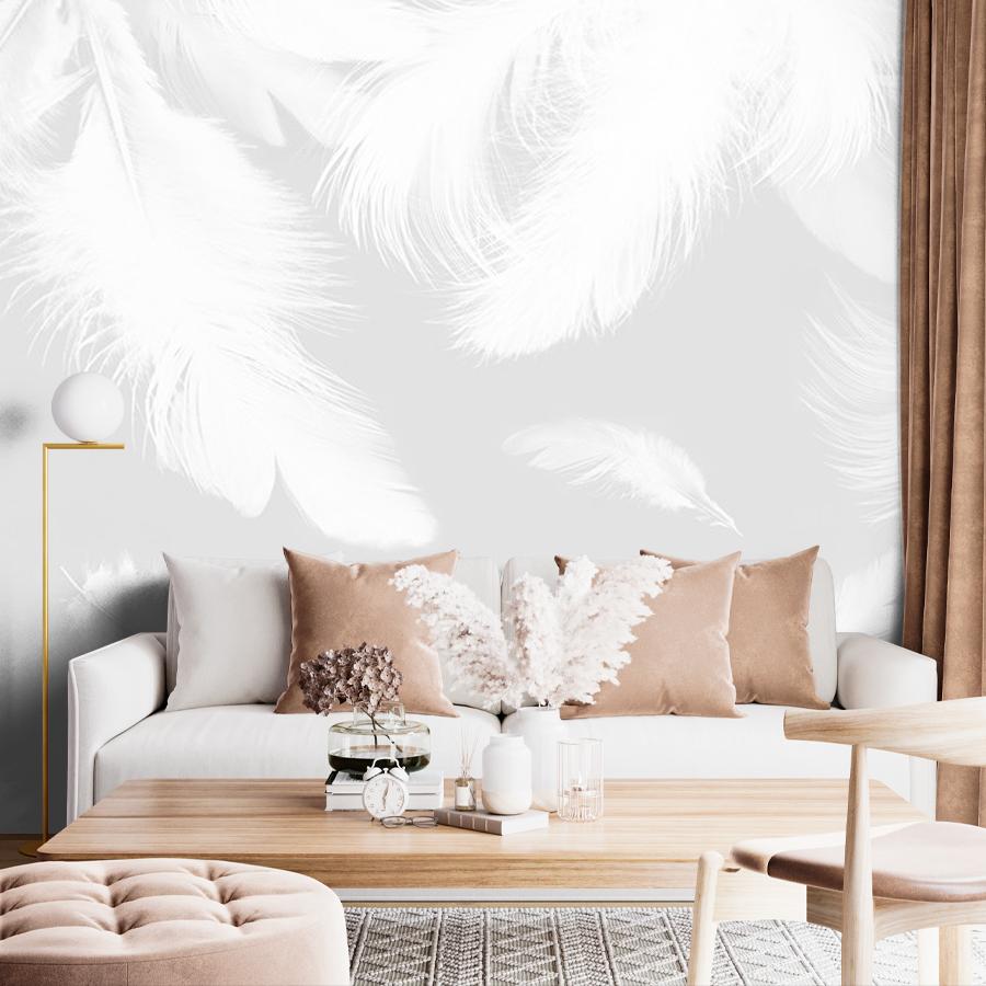 фотообои перья белые на сером фоне 14-780 фотообои перья белые на сером фоне 14-780