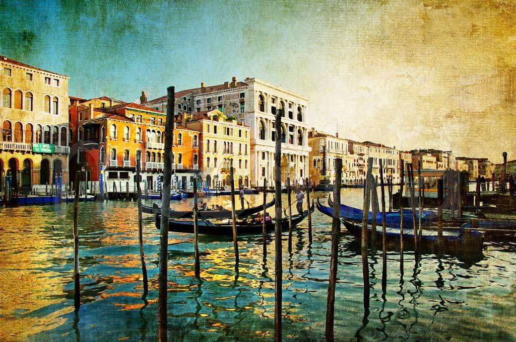 Фотообои Рассвет в Венеции с видом на город