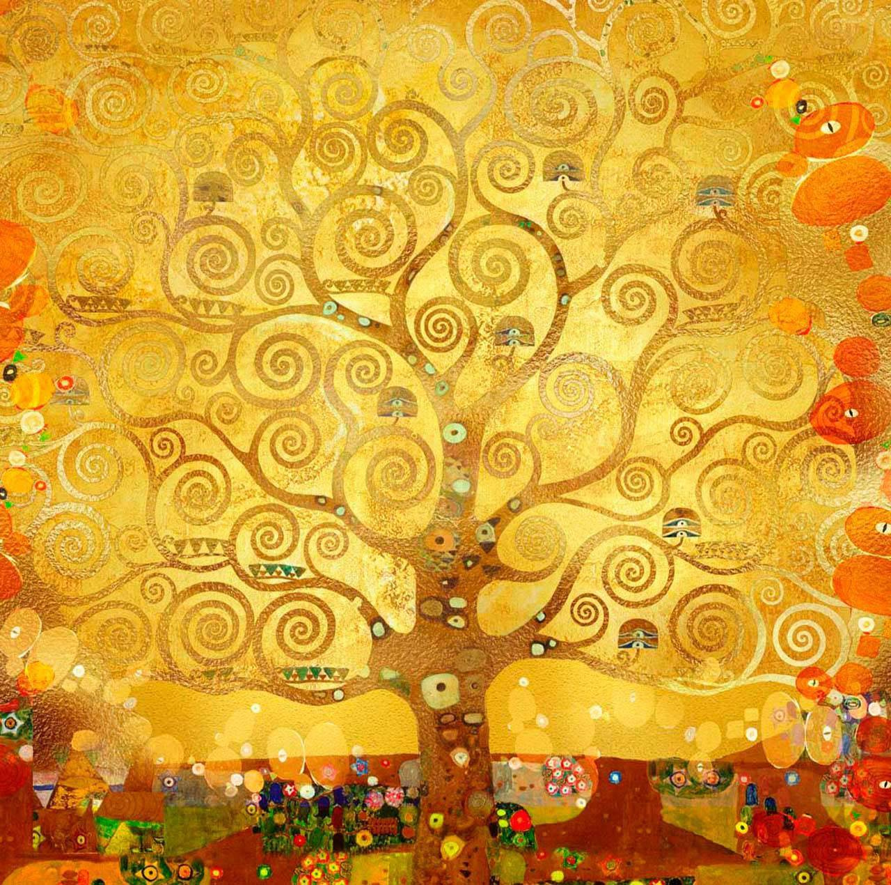 Фотообои Дерево жизни Климт