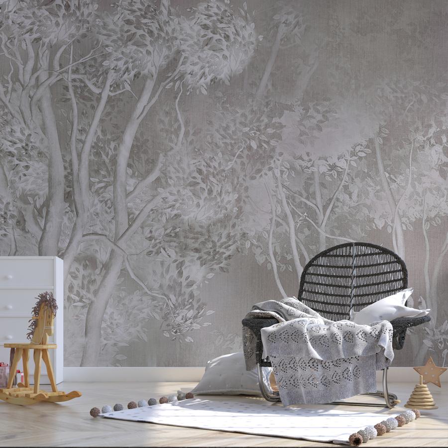 фотообои деревья туманные 13-236