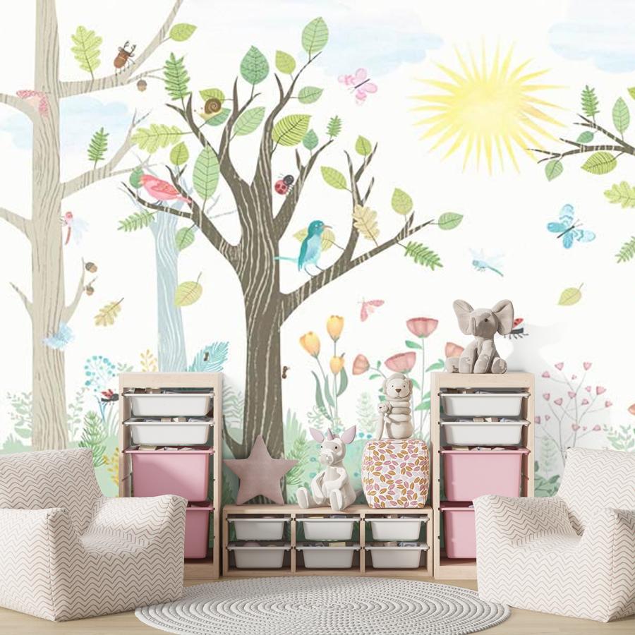 фотообои лес зеленый рисунок 12-866 фотообои лес зеленый рисунок 12-866