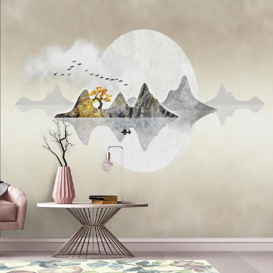 фотообои горы в отражении 14-958