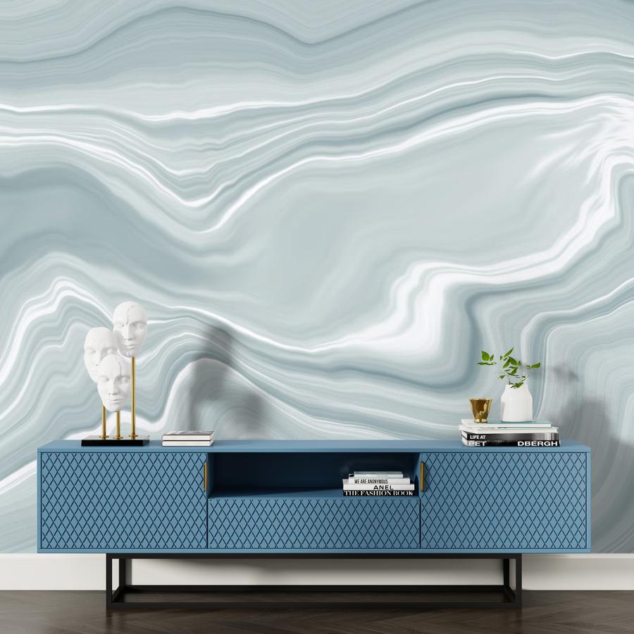 фотообои флюид арт - серый фон 9-944