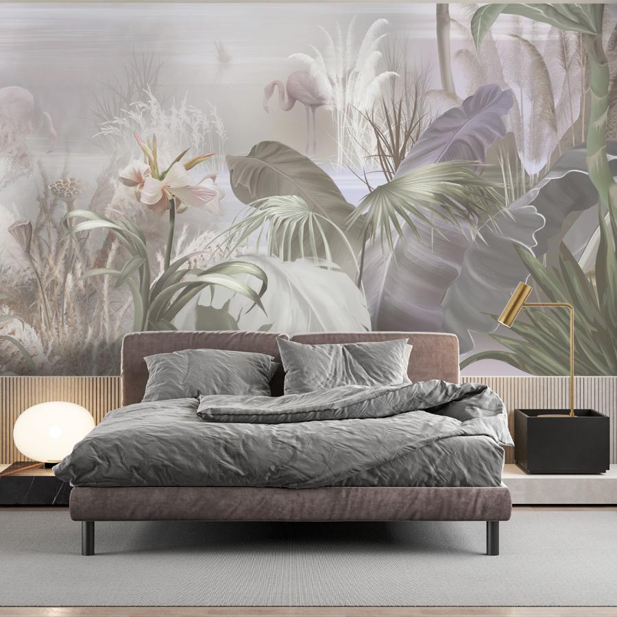 фотообои тропический лес с озером