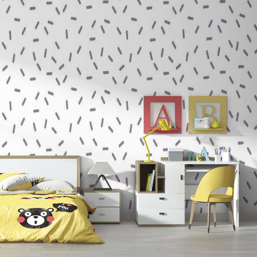 фотообои орнамент палочки на белом фоне 14-1170