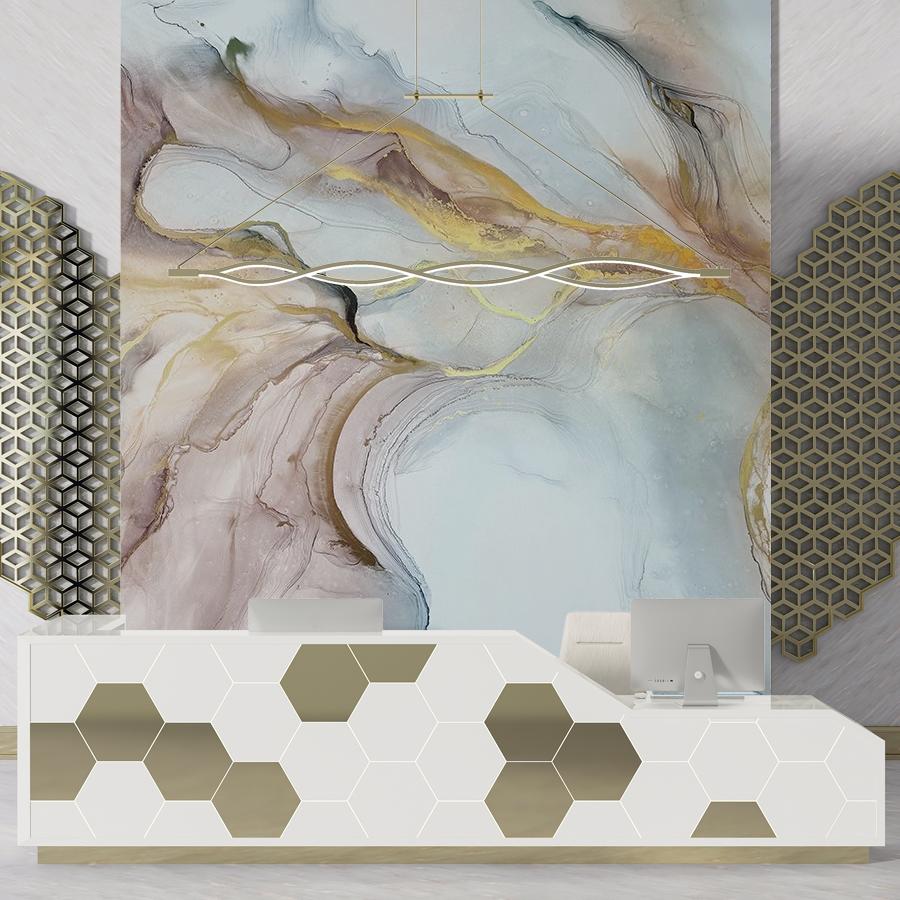 фотообои в спальню розовый мрамор 9-1839