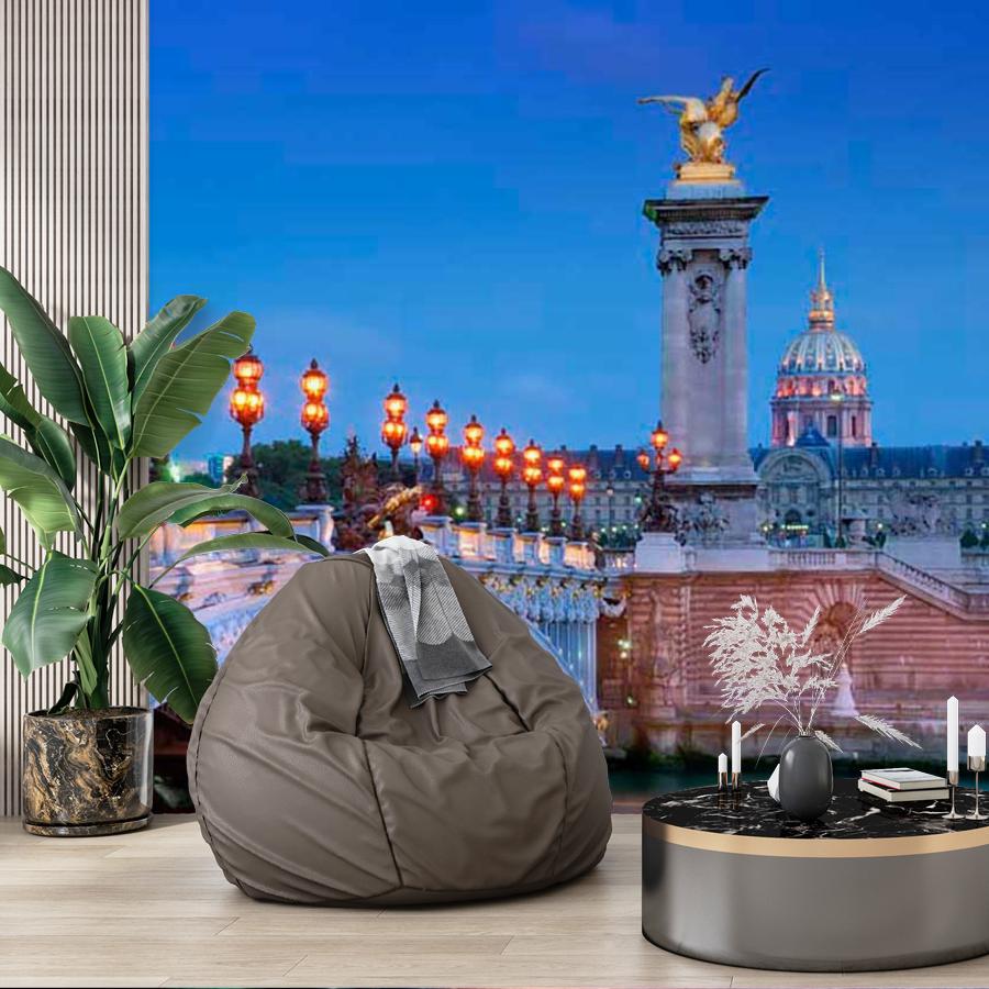 мост в париже с фонарями 9-794