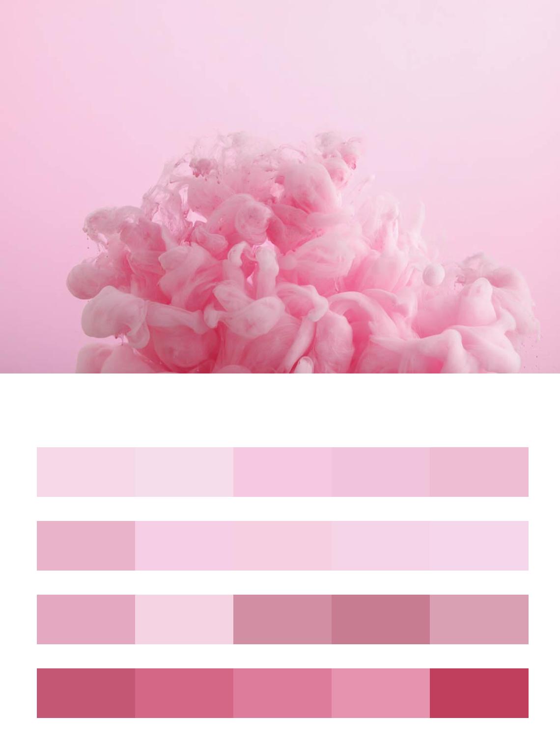 Розовые облака цвета