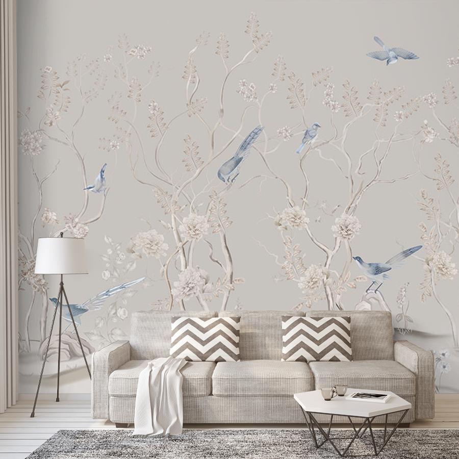 фотообои шинуазри, роспись на стене 14-981