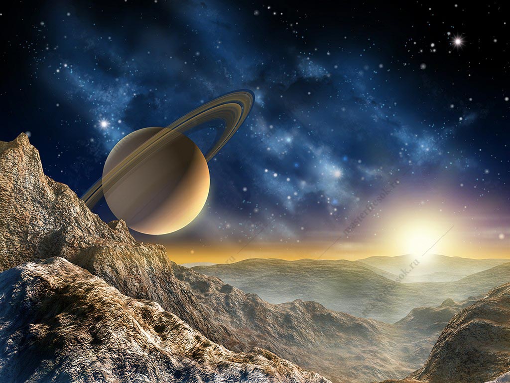 Фотообои Планета Сатурн
