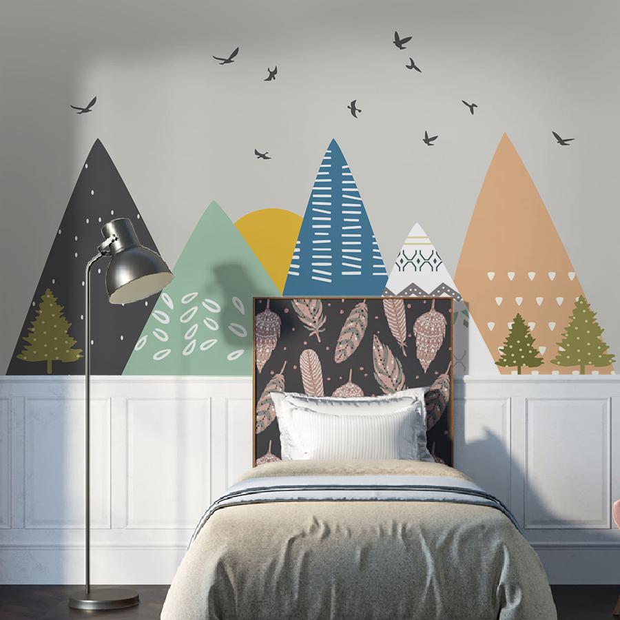 фотообои разноцветные горы 14-124