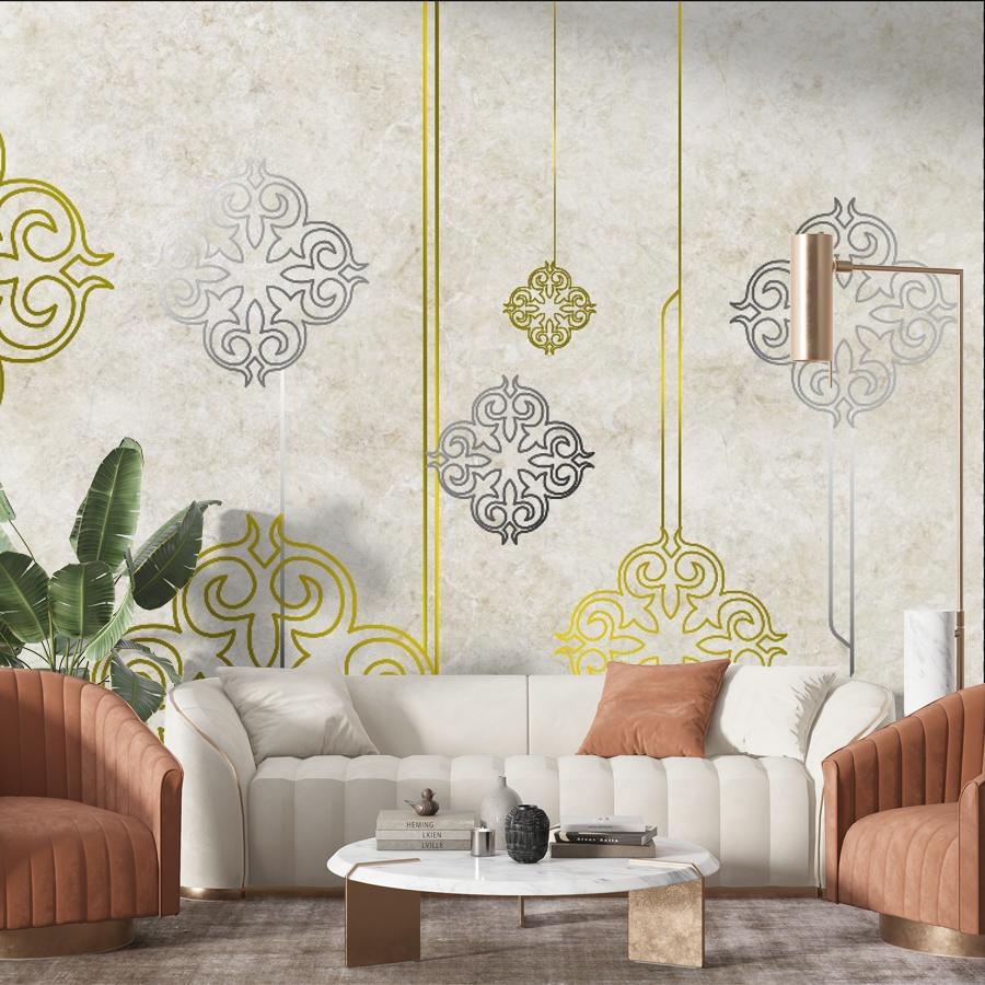 фотообои узор цветочный национальный 14-1102