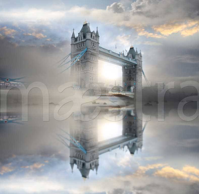 Фотообои Мост Лондона в тумане