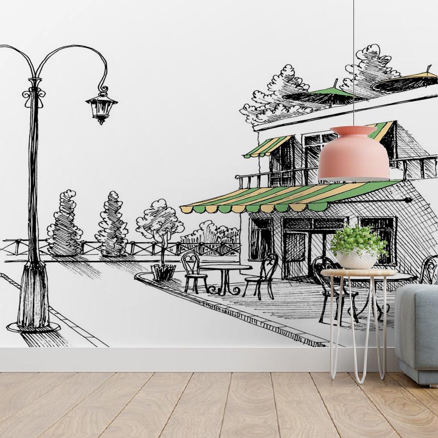 фотообои фонарь на улице 9-134