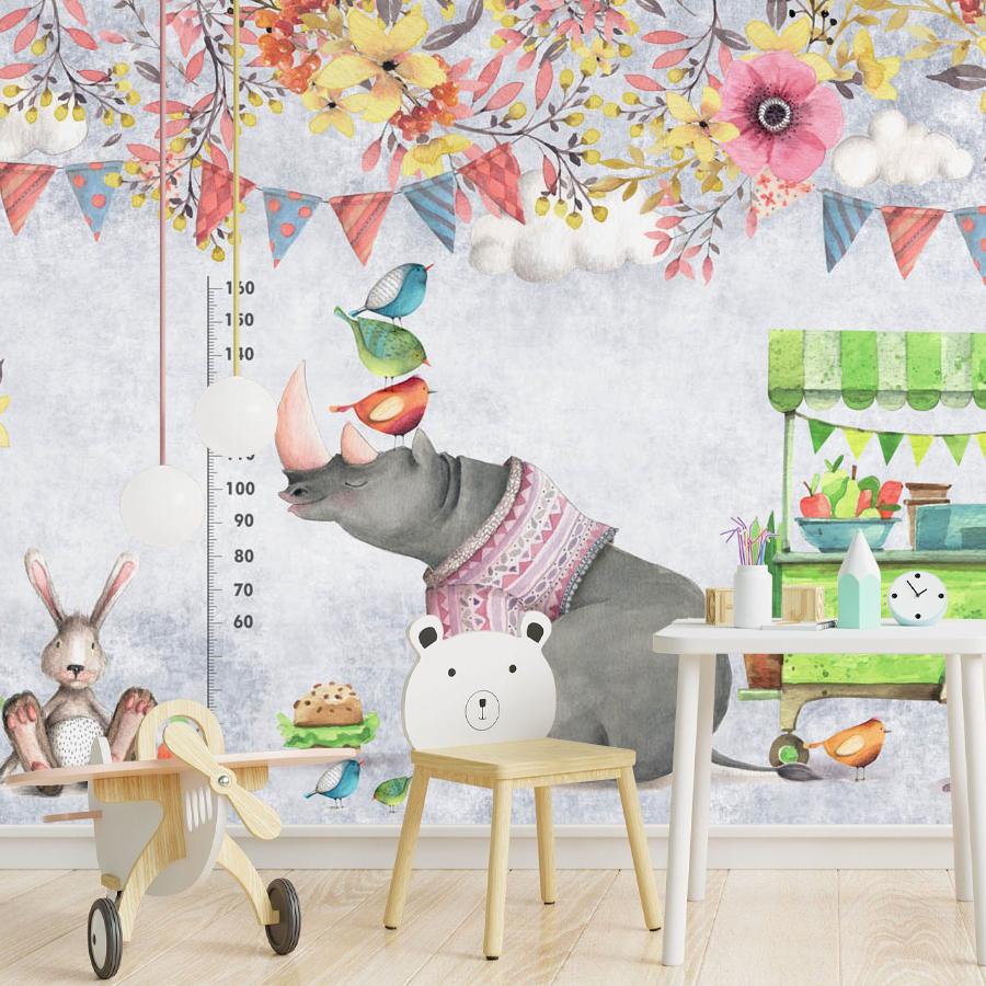 фотообои слоник и зайка 19-0082