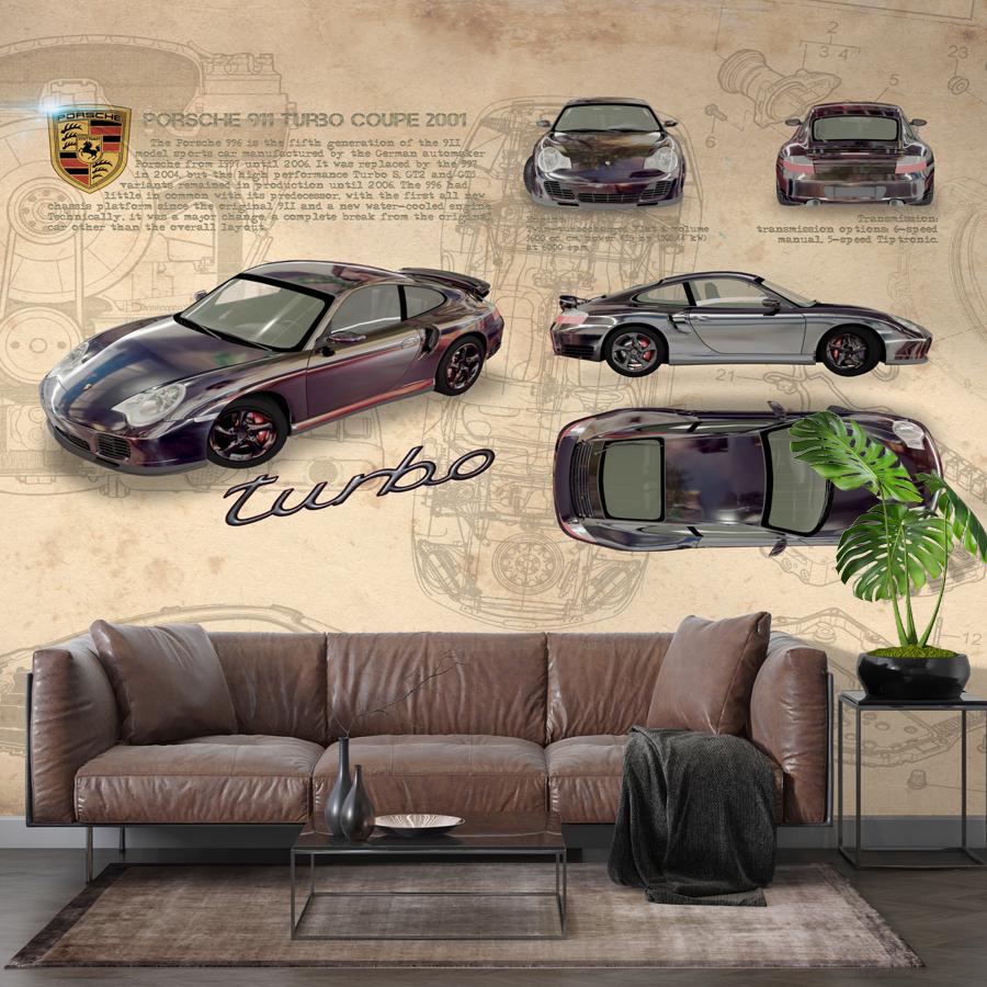 фотообои порше 911 turbo 14-1384