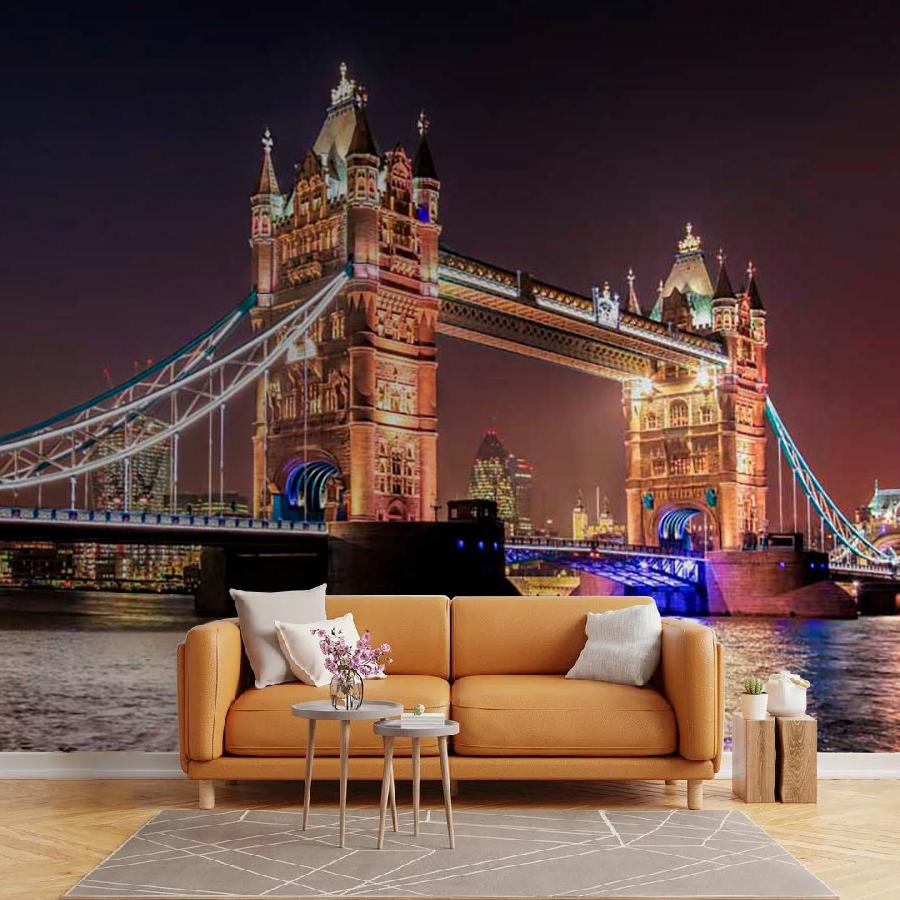 фотообои тауэрский мост поздним вечером 9-532