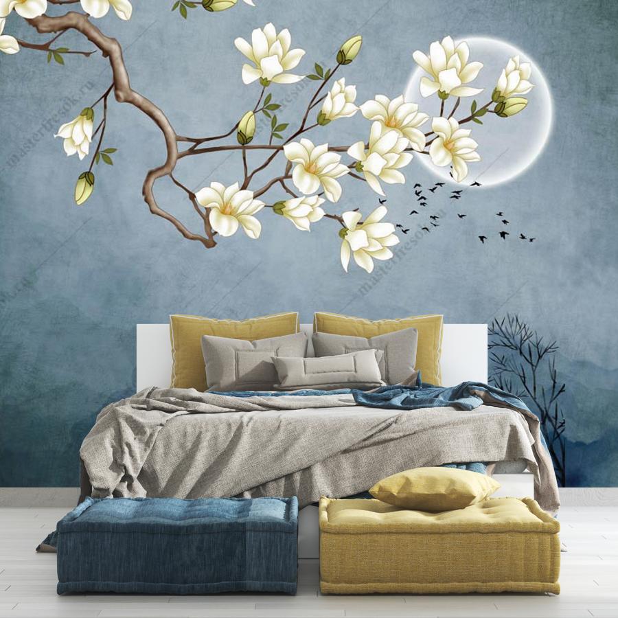 фотообои 3д сакура 10-910