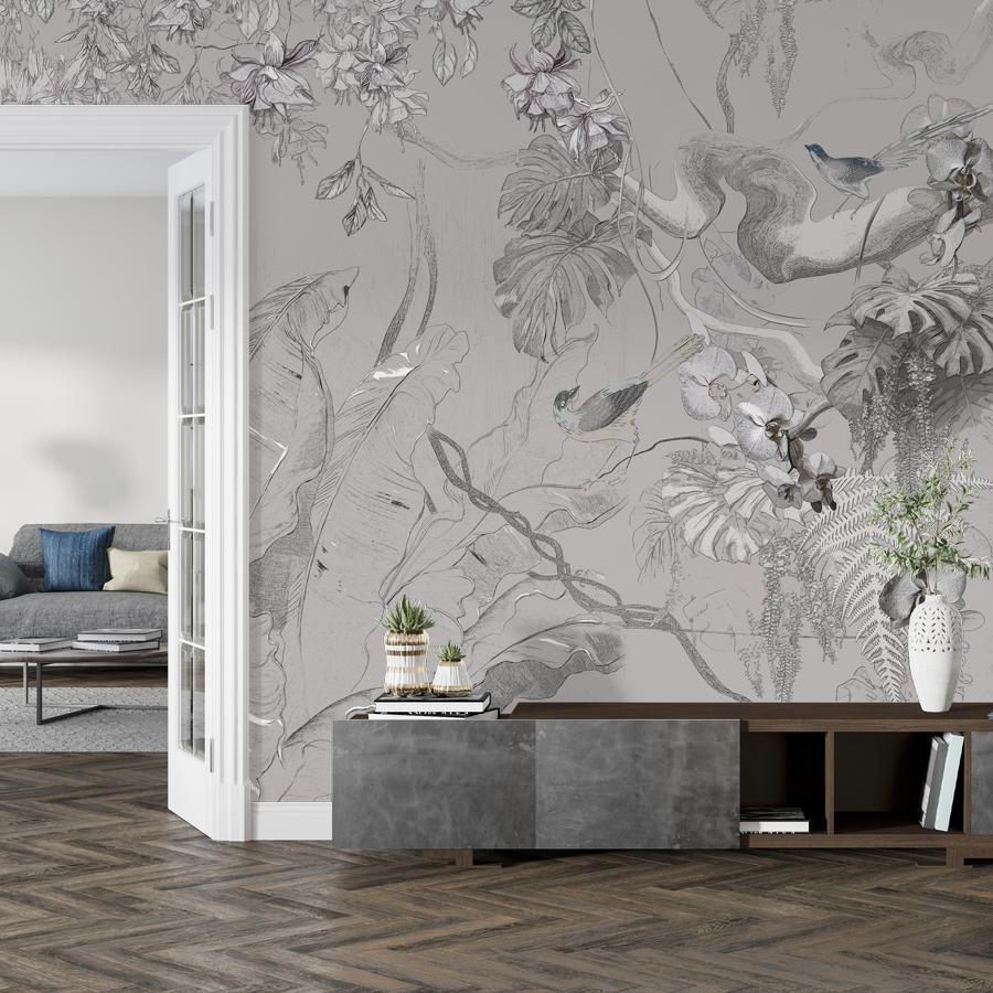 фотообои абстракция тропическая 13-1038