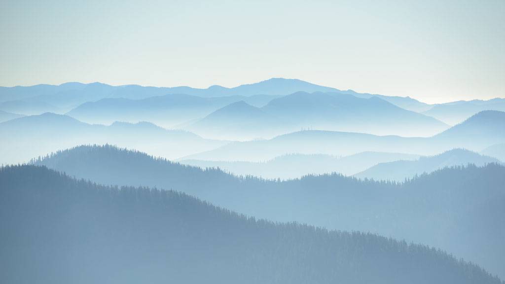 Фотообои Голубые холмы
