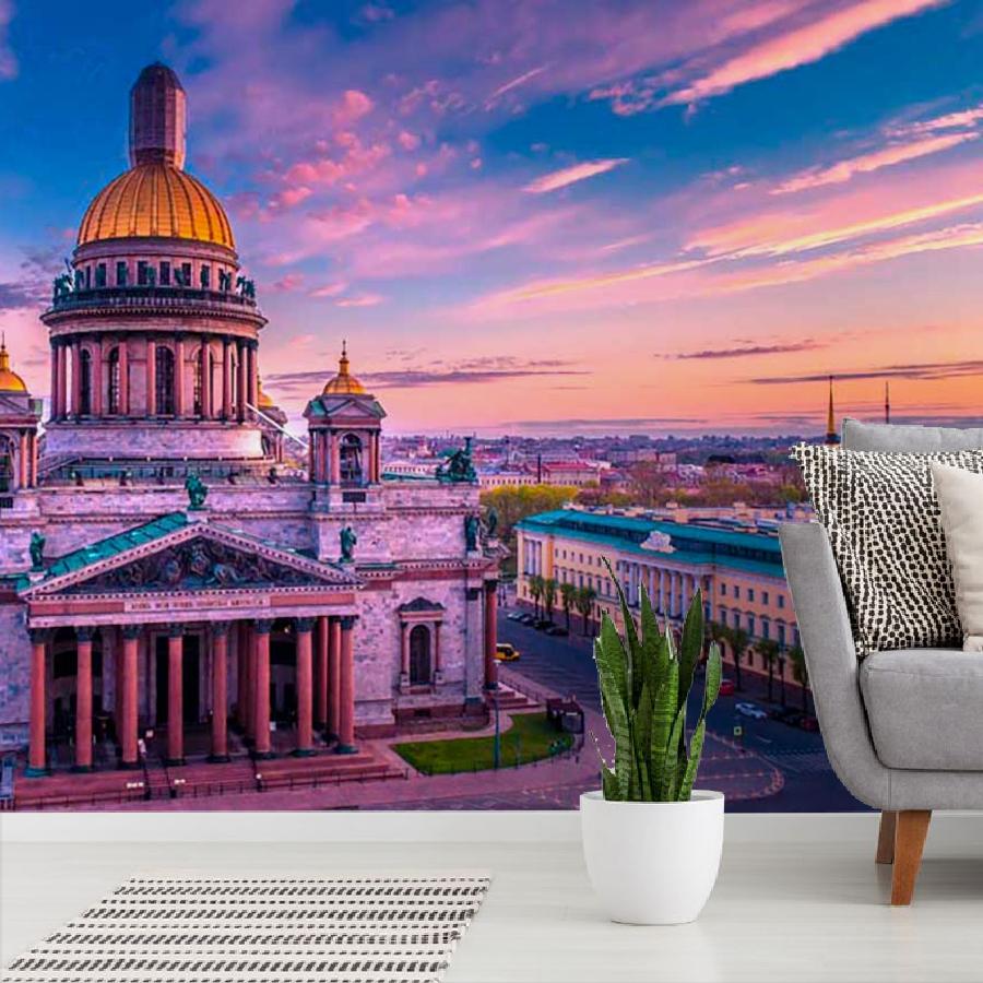 фотообои исаакиевский собор в сумерках 9-670