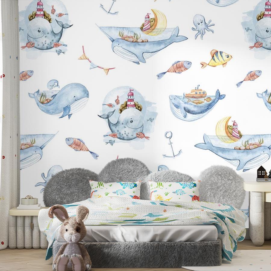 фотообои киты 12-742