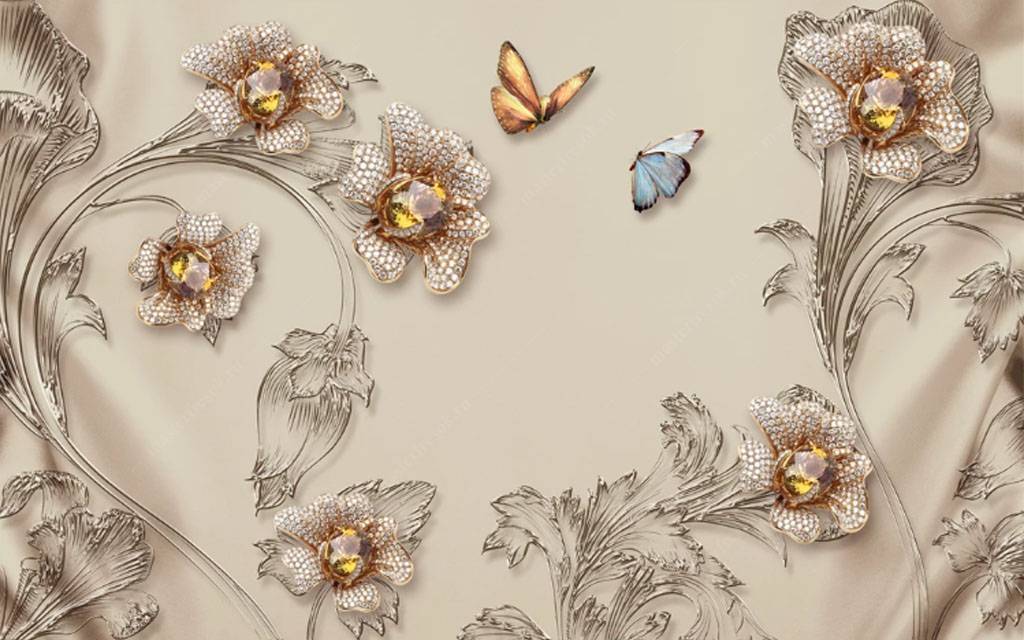 цветы из бисера 15-797