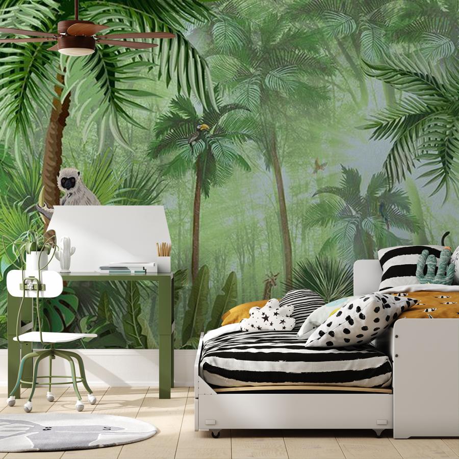 фотообои тропический лес в детскую 12-1500 фотообои тропический лес в детскую 12-1500