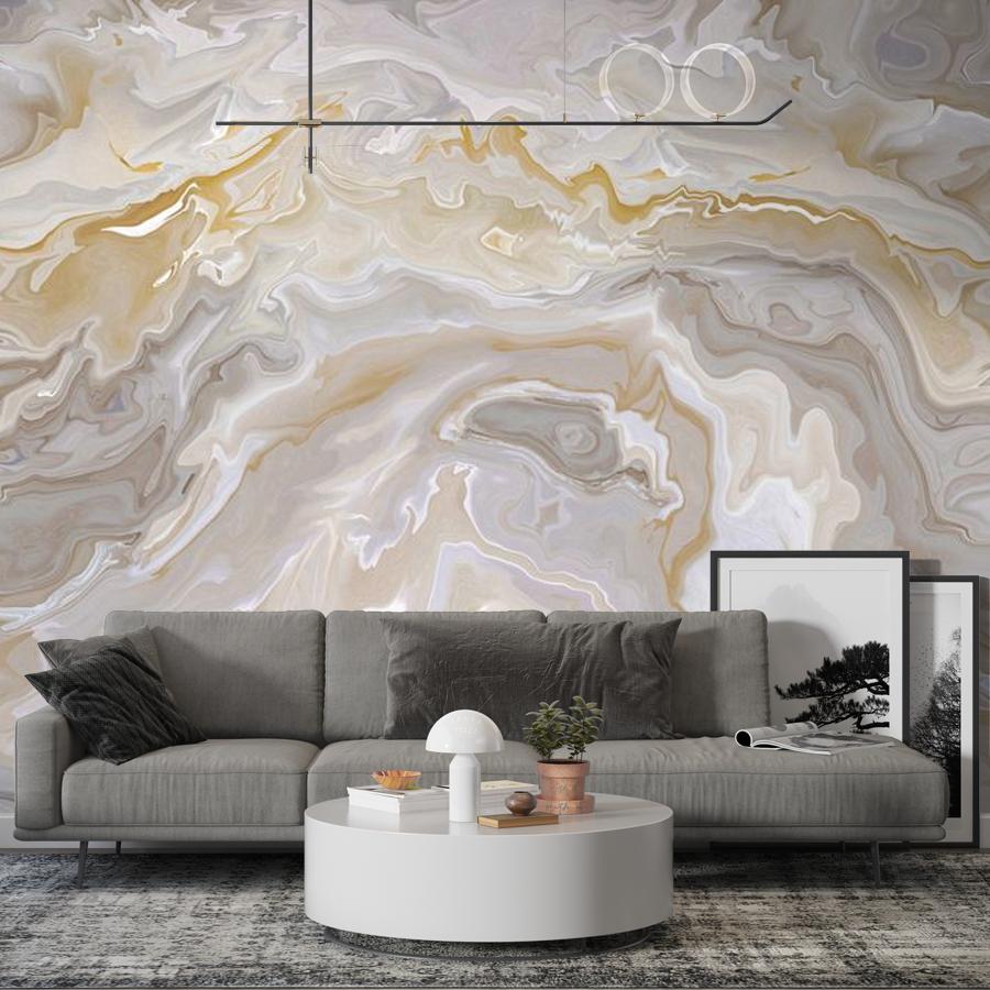 фотообои золотые разводы 13-256
