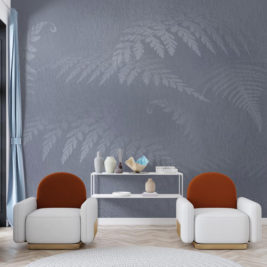 фотообои листья папоротника в тумане 13-467