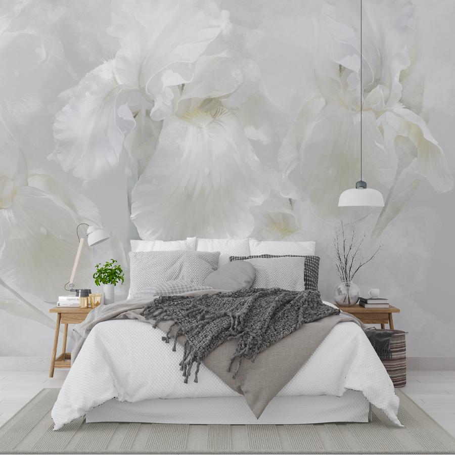 фотообои ирисы кружевные