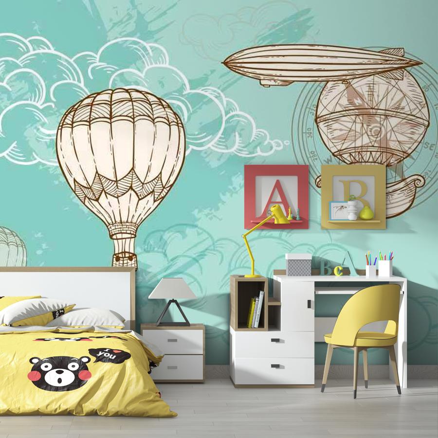 фотообои воздушные шары и дирижабли 12-429