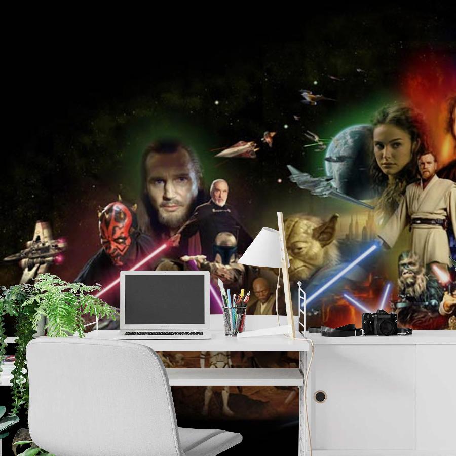 фотообои все персонажи звездных войн 12-1236