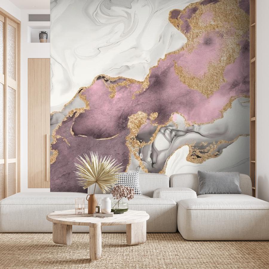 фотообои мрамор розовый 14-1114