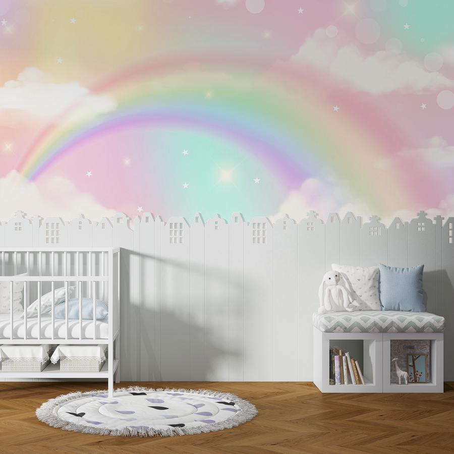 фотообои радуга в облаках 12-1683